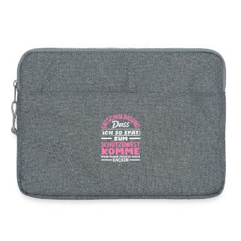 Mon mari a dû aller aux toilettes lustiger Schützenfest - Sacoche pour ordinateur portable 15 pouces - gris chiné - Devant