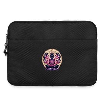 My Soul Purrs - Mystic Cat - Laptop bag 15" - black - Front