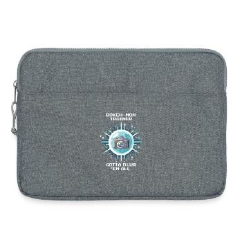 Bokeh Pro | Photography Bokeh Blur - Laptop bag 15" - heather grey - Front