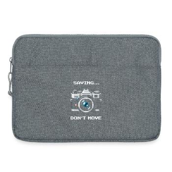 Speichern, nicht bewegen | Langzeitbelichtung - Laptoptasche 15" - Grau meliert - Vorne