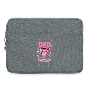 Papa ZweiNado - Sacoche pour ordinateur portable 15 pouces - gris chiné - Devant