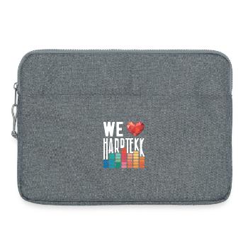 We Love Hardtekk Tekke Ostdeutschland - Laptoptasche 15" - Grau meliert - Vorne