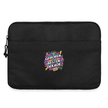 Born in the best decade - Laptop bag 15" - black - Front