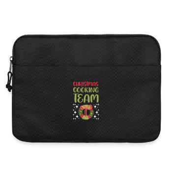 Équipe de pâtisserie de Noël - Sacoche pour ordinateur portable 15 pouces - noir - Devant