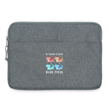 Lizard - Laptop bag 15" - heather grey - Front