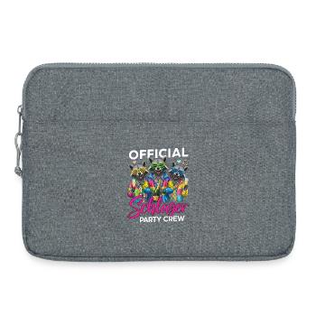 Official Schlager Party Crew - Laptoptasche 15" - Grau meliert - Vorne