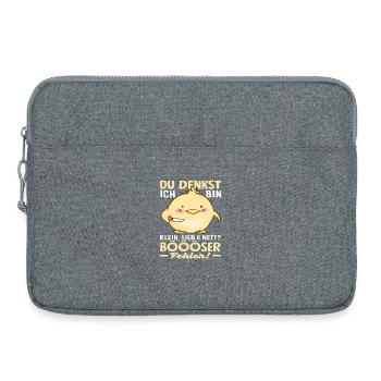 Mauvaise erreur les petits poussins - Sacoche pour ordinateur portable 15 pouces - gris chiné - Devant