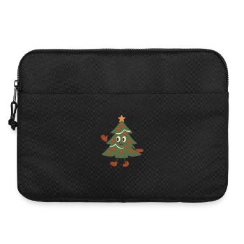 Drôle Dansant Arbre de Noël Vacances Joie festive - Sacoche pour ordinateur portable 15 pouces - noir - Devant