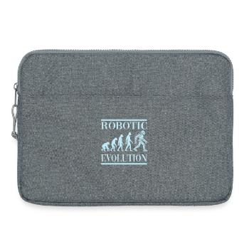 Robot Evolution Progress Human Future - Laptop bag 15" - heather grey - Front