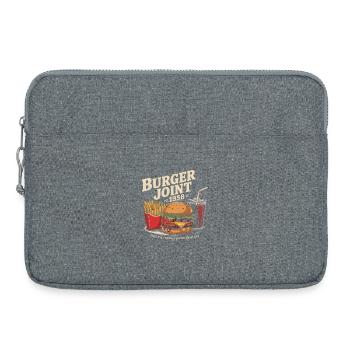 Vintage Diner Commercial - Burger Joint 1958 - Laptop bag 15" - heather grey - Front