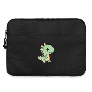Niedlicher kleiner Dinosaurier - Laptoptasche 15" - Schwarz - Vorne