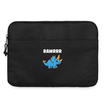 Niedlicher kleiner Dinosaurier - Laptoptasche 15" - Schwarz - Vorne