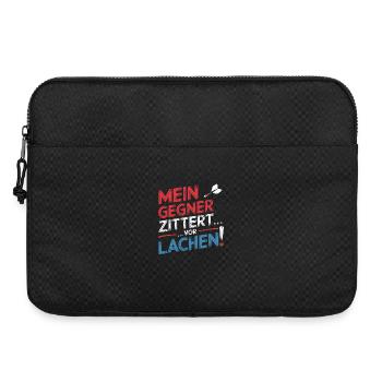 Mon adversaire tremble de rire fléchette disant flèche - Sacoche pour ordinateur portable 15 pouces - noir - Devant