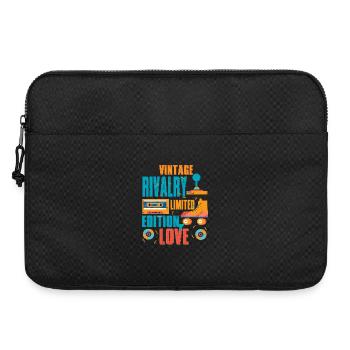 Geschwisterrivalität Bruder Schwester - Laptoptasche 15" - Schwarz - Vorne
