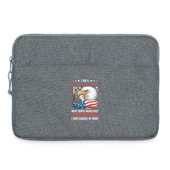 Soldaten Tochter: Helden werden Zuhause erzogen - Laptoptasche 15" - Grau meliert - Vorne