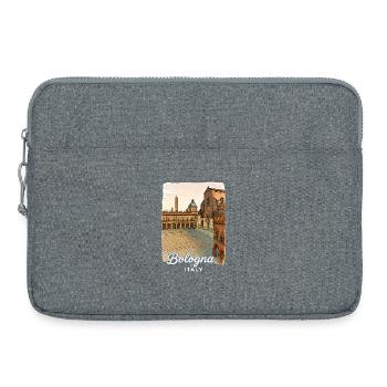 Bologne, Italie - Sacoche pour ordinateur portable 15 pouces - gris chiné - Devant