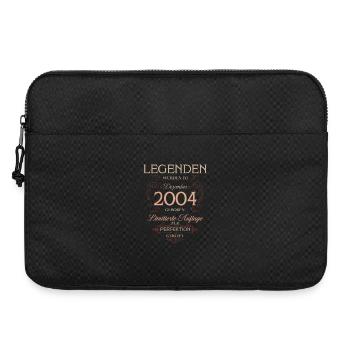 21. Geburtstag Legende Dezember Jahrgang 2004 - Laptoptasche 15" - Schwarz - Vorne
