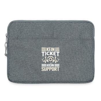 Nerd Computer PAS DE TICKET PAS DE SUPPORT DRÔLE - Sacoche pour ordinateur portable 15 pouces - gris chiné - Devant