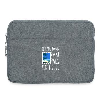 I'll be gone | Rente 2026 - Pension - Laptop bag 15" - heather grey - Front