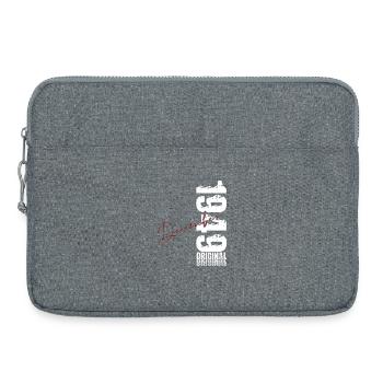 77th Birthday Original December Born 1949 - Laptop bag 15" - heather grey - Front