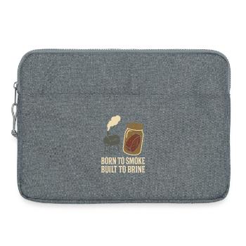 Fleischräucherofen Jerky Maker Bbq - Laptoptasche 15" - Grau meliert - Vorne