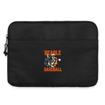 L’équipe de baseball Beagle et les amateurs de baseball - Sacoche pour ordinateur portable 15 pouces - noir - Devant