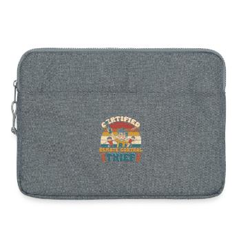 Geschwister Bruder Schwester Remote Control Thief - Laptoptasche 15" - Grau meliert - Vorne
