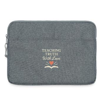 Christlicher Lehrer, Glaubensbasierter - Laptoptasche 15" - Grau meliert - Vorne