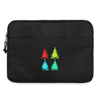 Santa Claus Christmas Tree Christmas - Laptop bag 15" - black - Front