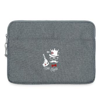 verliebt - Laptoptasche 15" - Grau meliert - Vorne