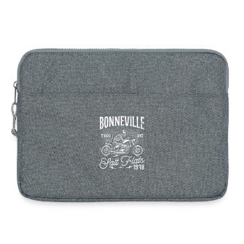 Bonneville Salt Flats Moto Anniversaire 1978 - Sacoche pour ordinateur portable 15 pouces - gris chiné - Devant