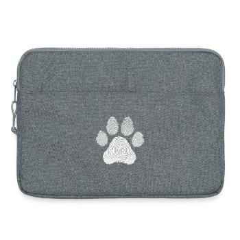 Amoureux des animaux Chien Chat Art - Sacoche pour ordinateur portable 15 pouces - gris chiné - Devant