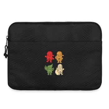 Santa Claus Christmas Tree Christmas - Laptop bag 15" - black - Front