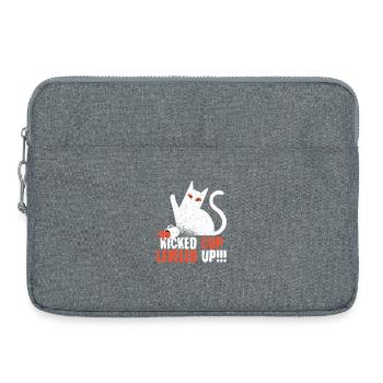 Coffee withdrawal decaffeinated ex-coffee drinker - Laptop bag 15" - heather grey - Front