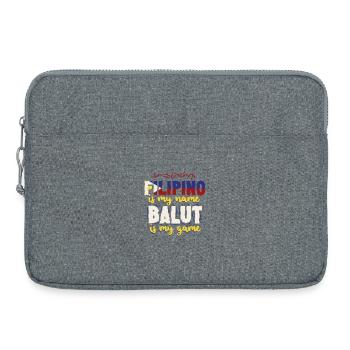 Balut Philippines Filipino est mon nom - Sacoche pour ordinateur portable 15 pouces - gris chiné - Devant