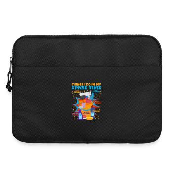 Reinigung Humordesign - Laptoptasche 15" - Schwarz - Vorne