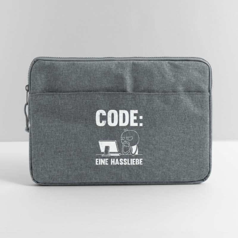 Coder CODE A LOVE-HATE RELATIONSHIP FUNNY Laptop bag 15"