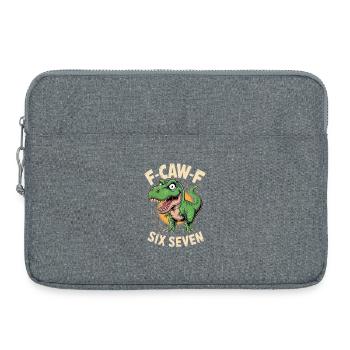 Dino Roar F-Caw-F Six Seven - Laptoptasche 15" - Grau meliert - Vorne