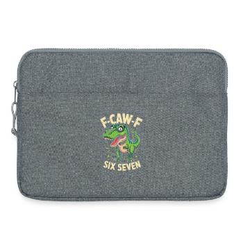 F-CAW-F Six Sept Dinos - Sacoche pour ordinateur portable 15 pouces - gris chiné - Devant