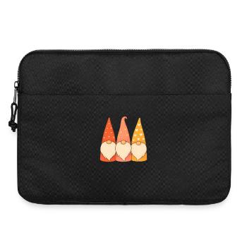 Gnomes Hearts Stars Weihnachtsfeiertag Spaß - Laptoptasche 15" - Schwarz - Vorne