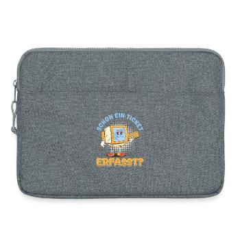 IT Support SCHON EIN TICKET ERFASST Lustig - Laptoptasche 15" - Grau meliert - Vorne