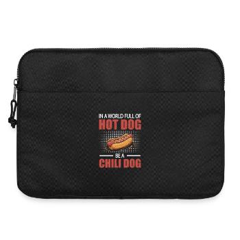 Drôle de dicton de hot-dog au chili - Sacoche pour ordinateur portable 15 pouces - noir - Devant