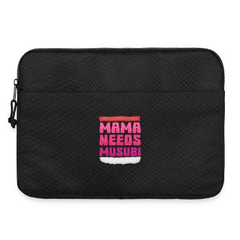 Mama Needs Musubi - Laptop bag 15" - black - Front