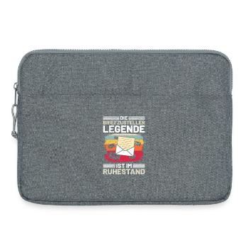 Le facteur LA LÉGENDE DE LA LIVRAISON À LA RETRAITE - Sacoche pour ordinateur portable 15 pouces - gris chiné - Devant