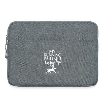 Canicross - Laptoptasche 15" - Grau meliert - Vorne