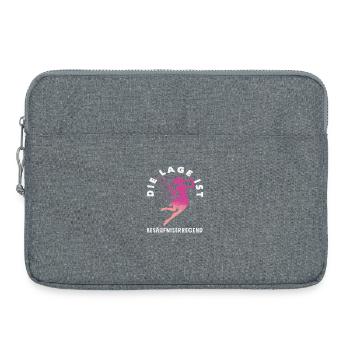 The location is drunken Fairy - Laptop bag 15" - heather grey - Front