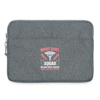  Hematology Nursing School Hem/Onc Nurse - Laptop bag 15" - heather grey - Front