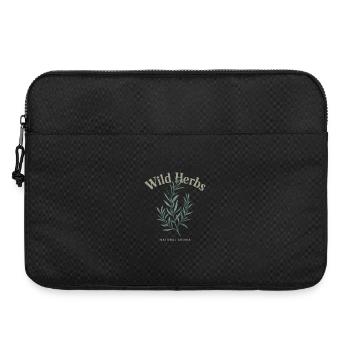 Herbes sauvages – Herbes naturelles - Sacoche pour ordinateur portable 15 pouces - noir - Devant