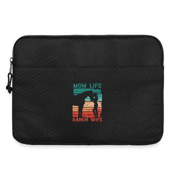 Ehefrau eines Bauern Mutter - Laptoptasche 15" - Schwarz - Vorne