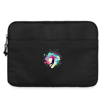 Volleyballerin, Volleyball, Volleyballspielerin - Laptoptasche 15" - Schwarz - Vorne